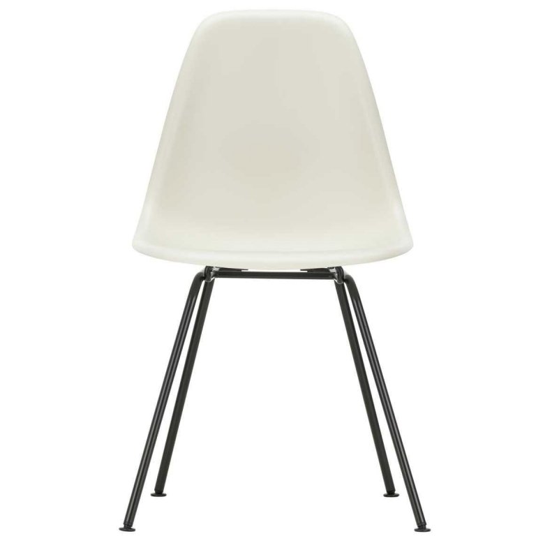 Vitra Eames DSX stol sort pulverlakeret base