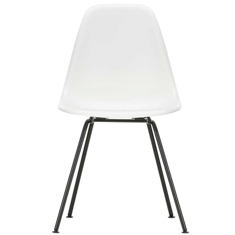 Vitra Eames DSX stol sort pulverlakeret base