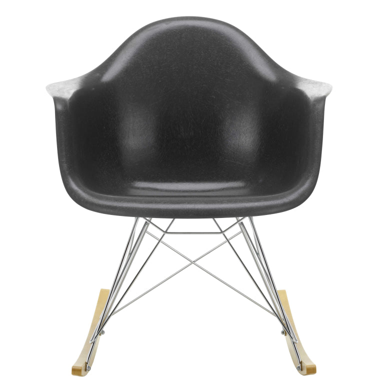 Vitra Eames RAR Fiberglass rocking chair maple gold