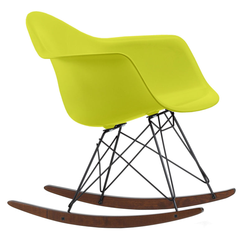 Vitra Eames RAR gyngestol mørk base i ahorn