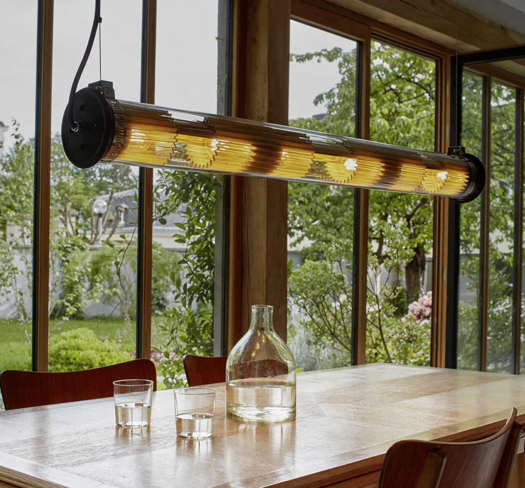 DCW éditions In The Tube 120 -1300 Pendant Lamp Gold - Gold Mesh