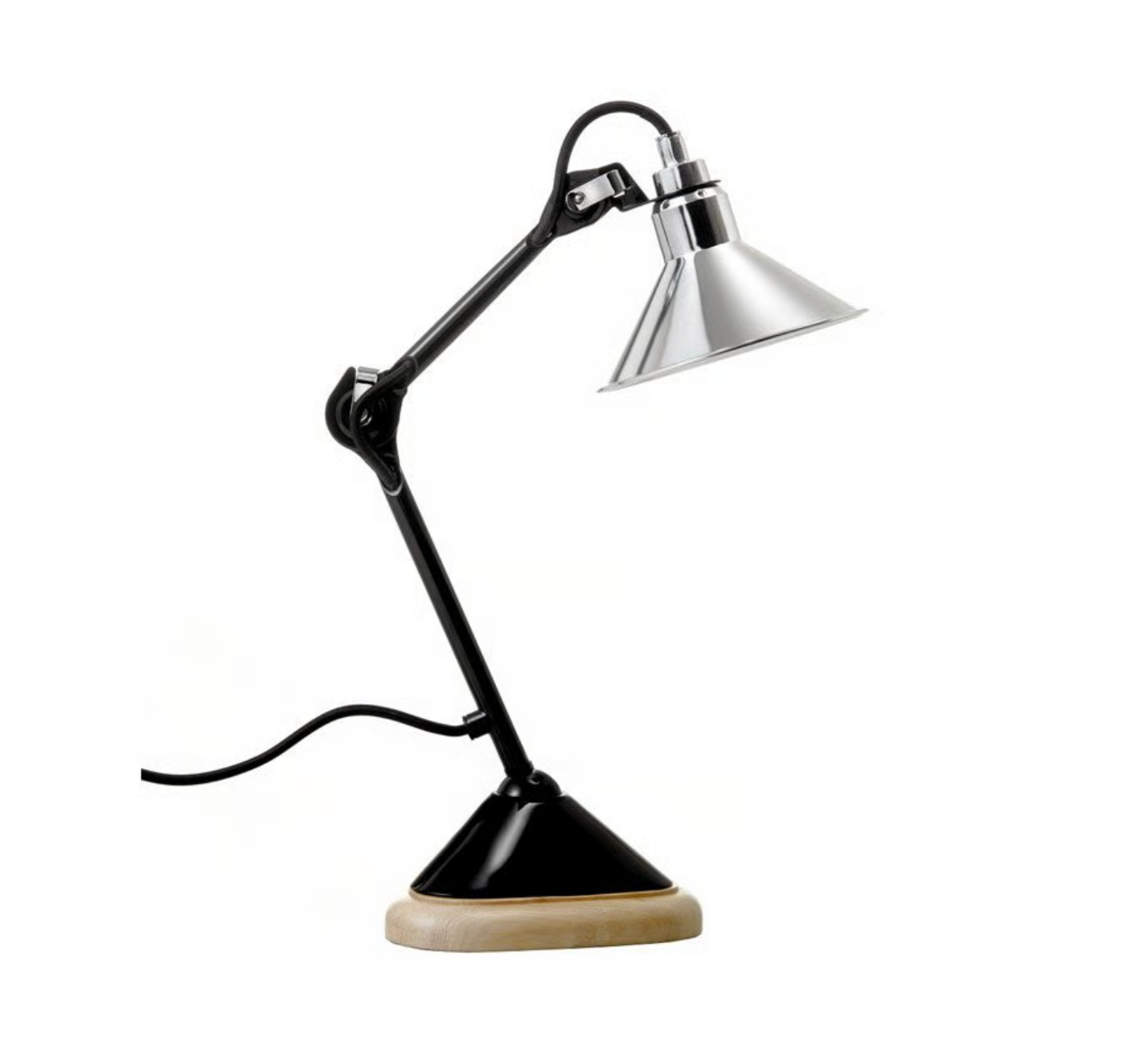 DCW éditions N°207 Black Satin Table Lamp