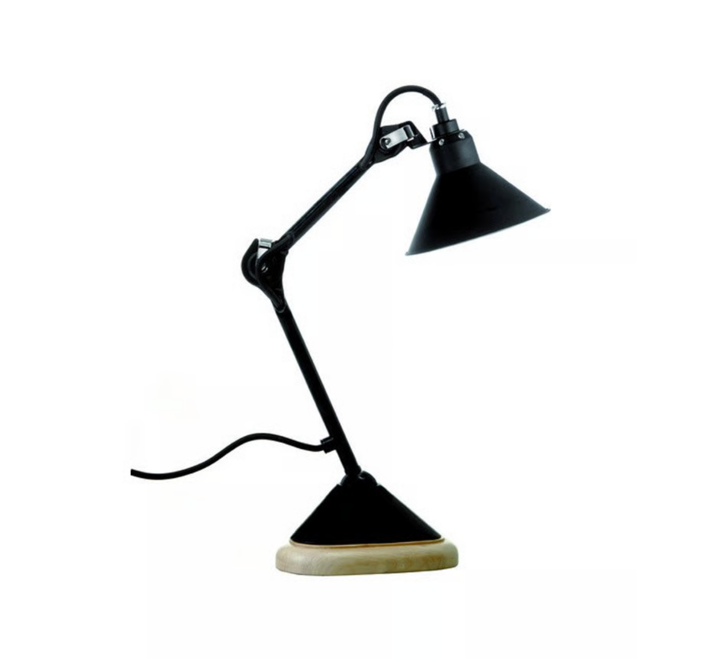DCW éditions N°207 Black Satin Table Lamp