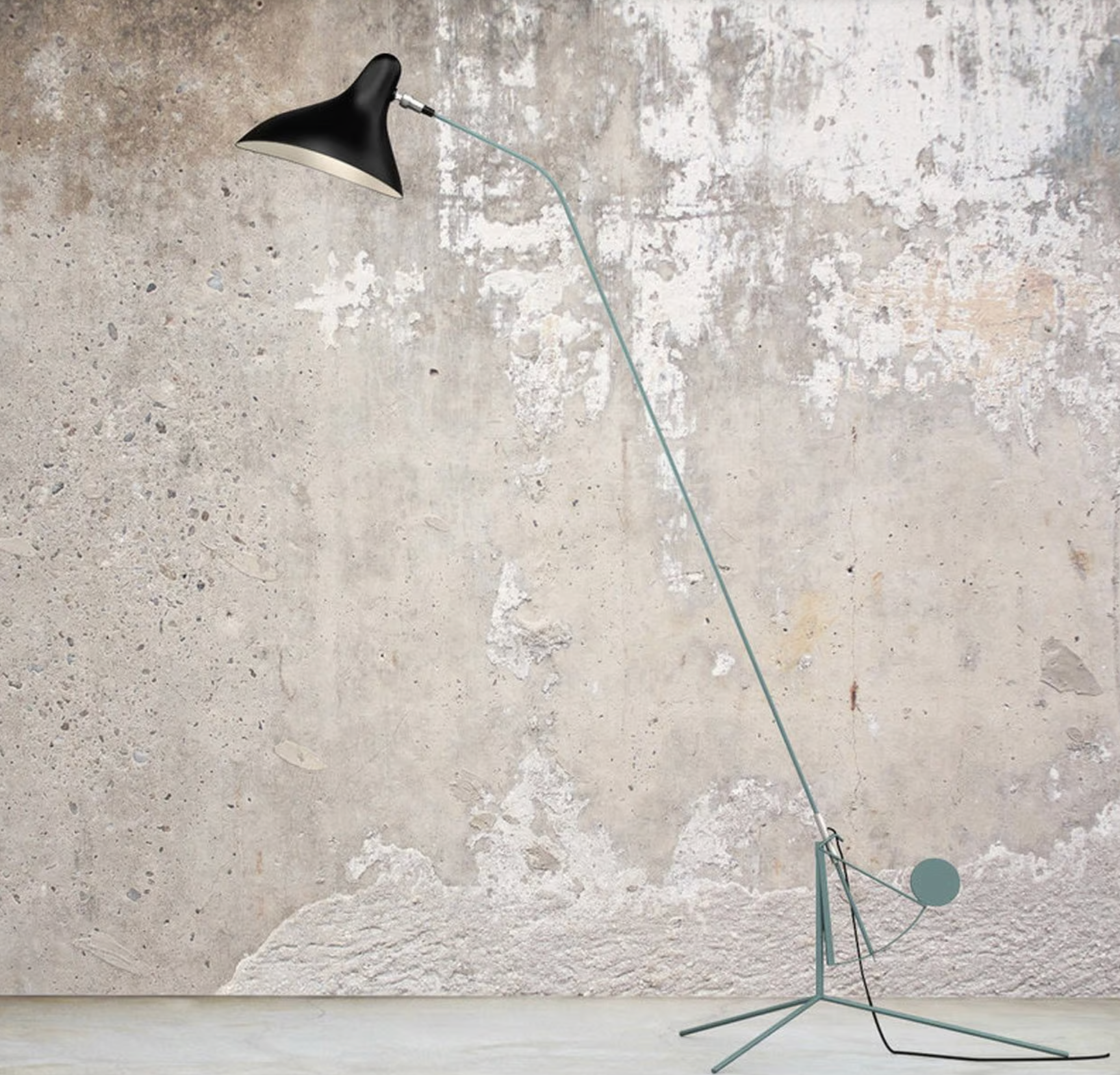 DCW éditions Mantis BS1 Floor Lamp Green/Black