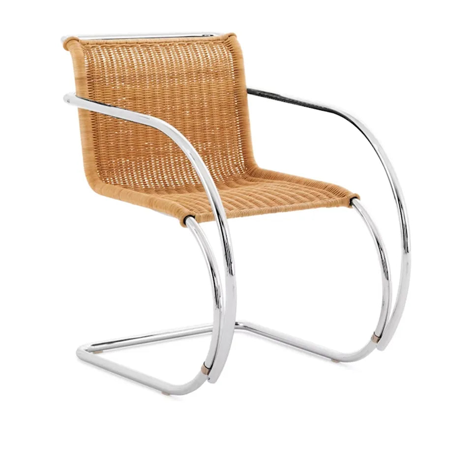 Knoll MR Armchair Rattan fauteuil
