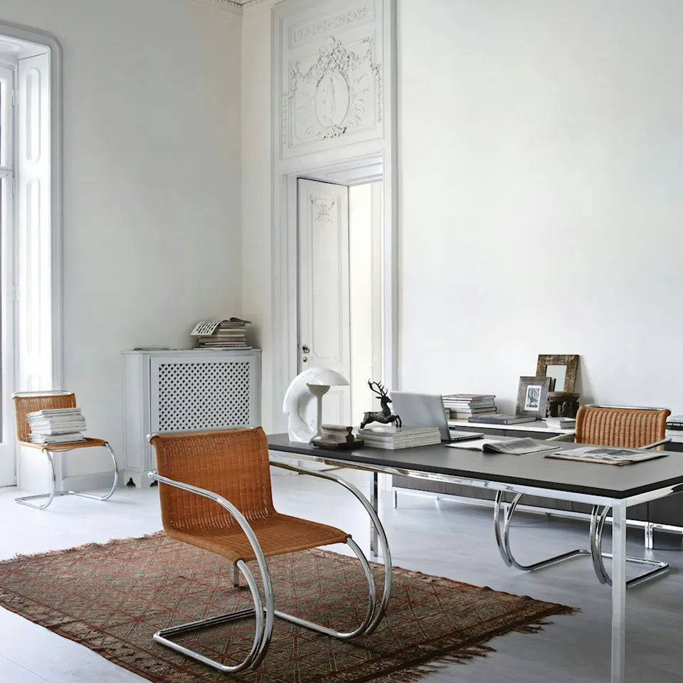 Knoll MR Armchair Rattan fauteuil