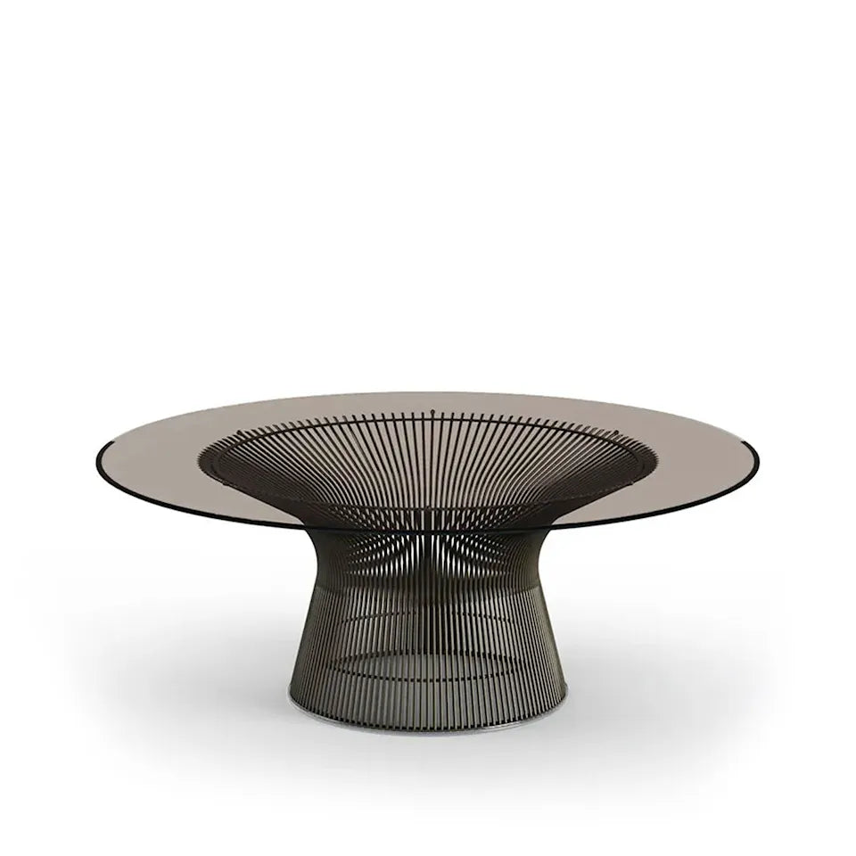 Knoll Platner salontafel Ø 107 cm Gepolijst Nikkel