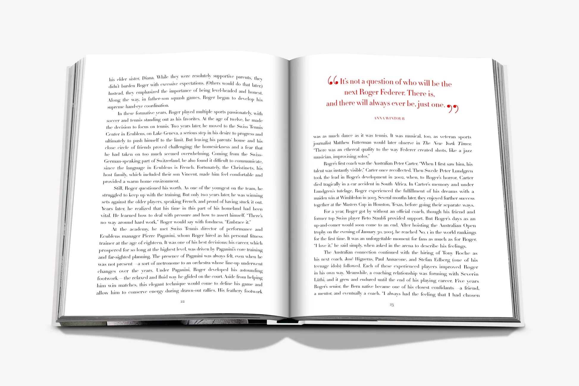 ASSOULINE Federer (Ultimate) (Usigneret)