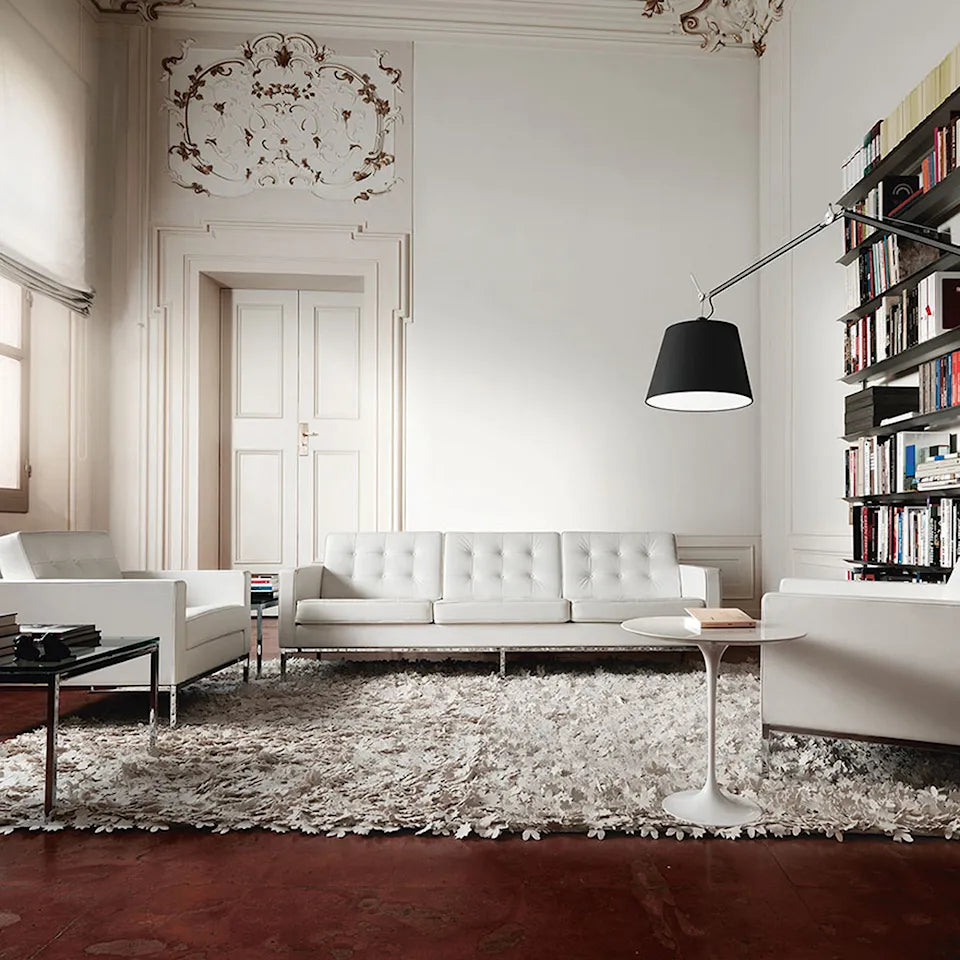 Knoll Saarinen Oval Bijzettafel White