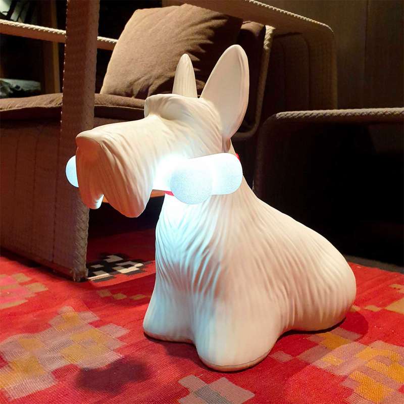 Qeeboo Scottie White Table Lamp