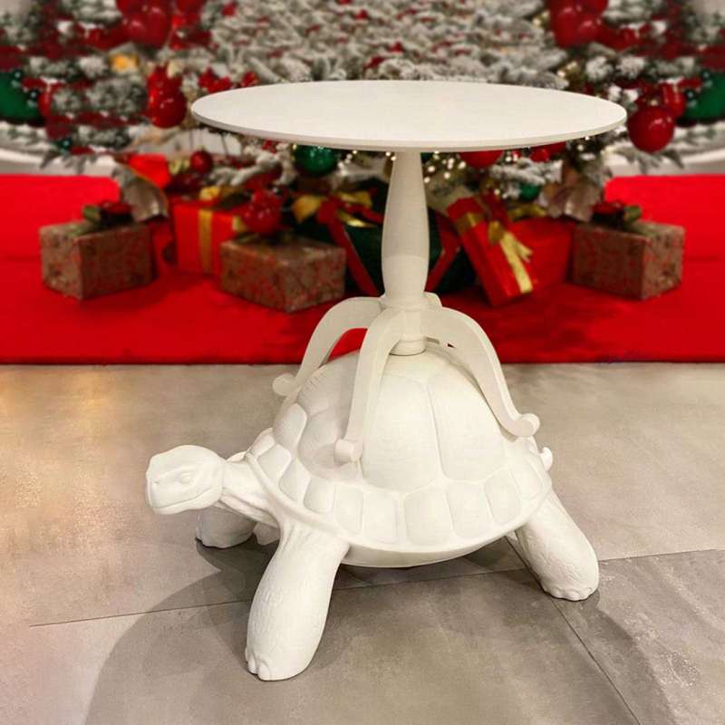 Qeeboo Turtle Carry Coffee Table White