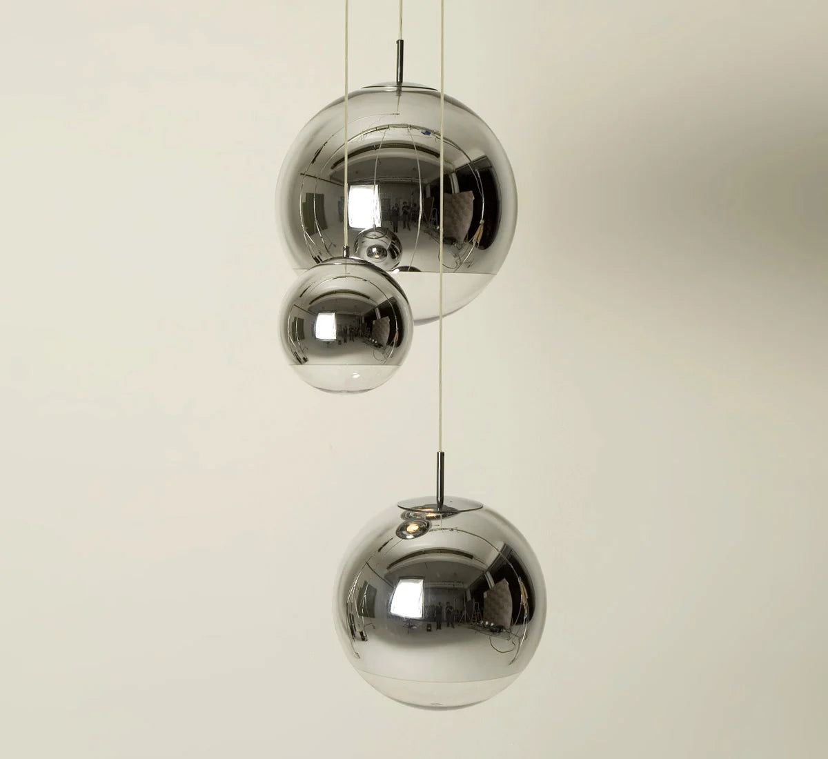 Tom Dixon Mirror Ball Pendant System Chrome - Suspension Lamp