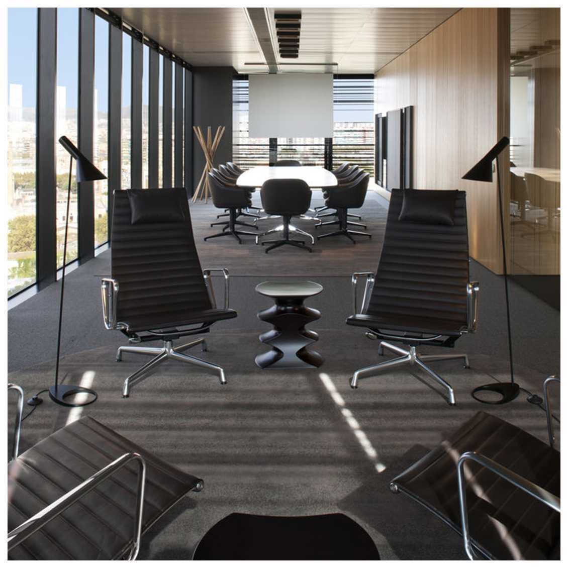 VITRA Eames Aluminium Stol EA 124 Lænestol