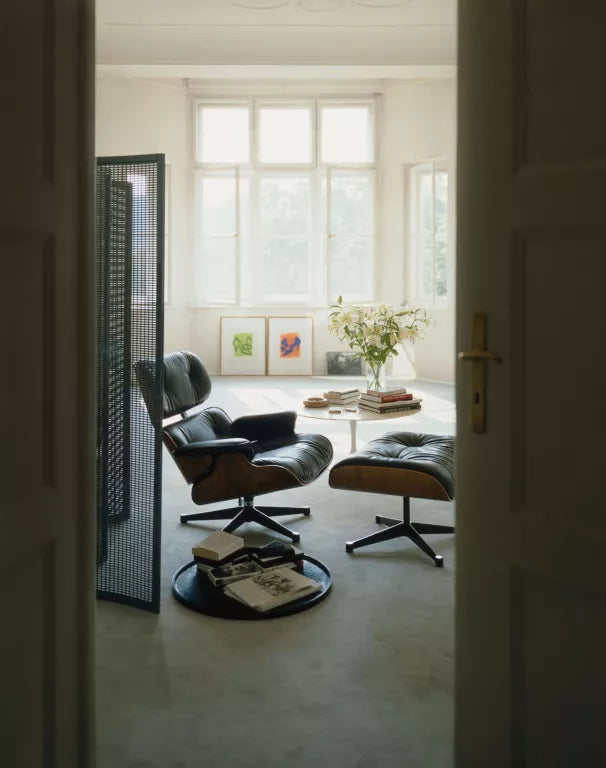 Vitra Ottoman til Lounge stol