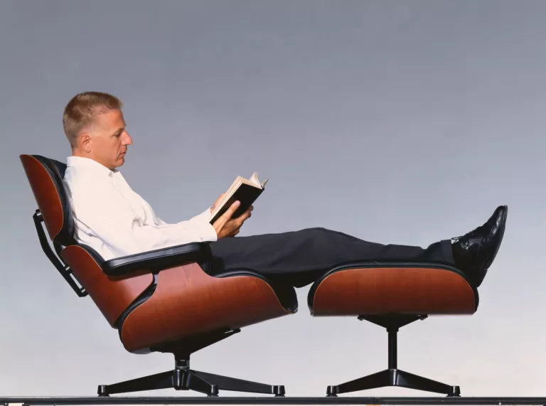Vitra Ottoman til Lounge stol