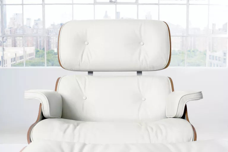 Vitra Eames Lounge stol lænestol (nye mål) snehvid