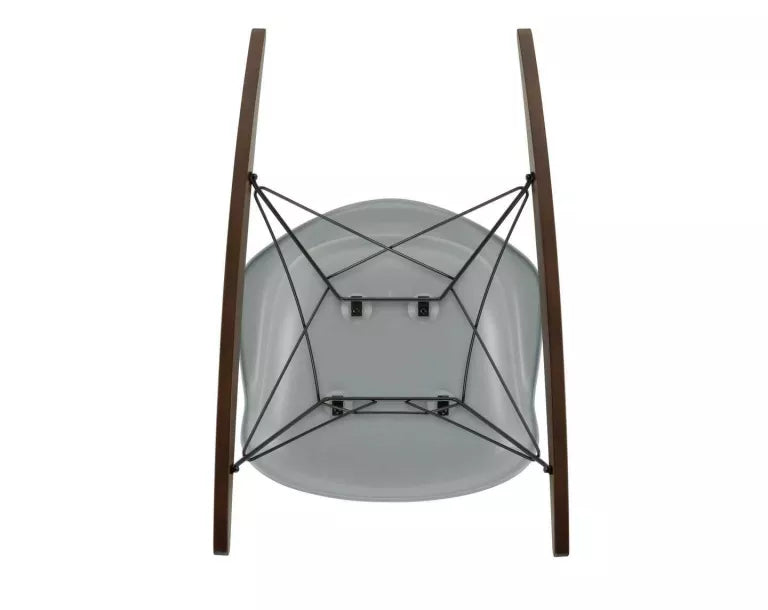 Vitra Eames RAR gyngestol mørk base i ahorn