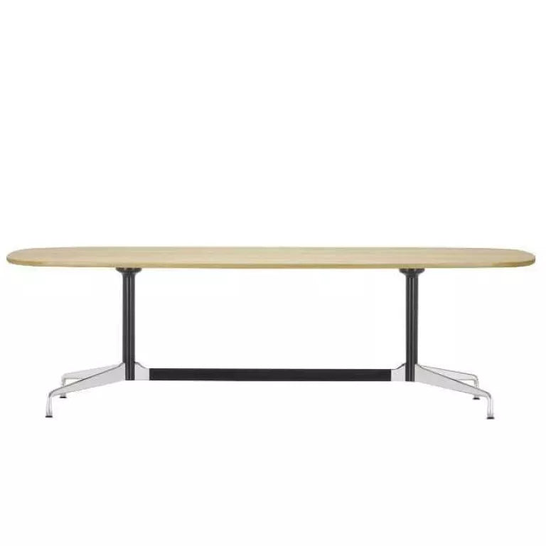 Vitra Eames Segmented Table 240 basic mørk poleret eg naturlig
