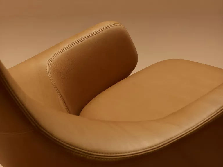 Vitra Grand Repos lænestol med osmannisk, læder Premium