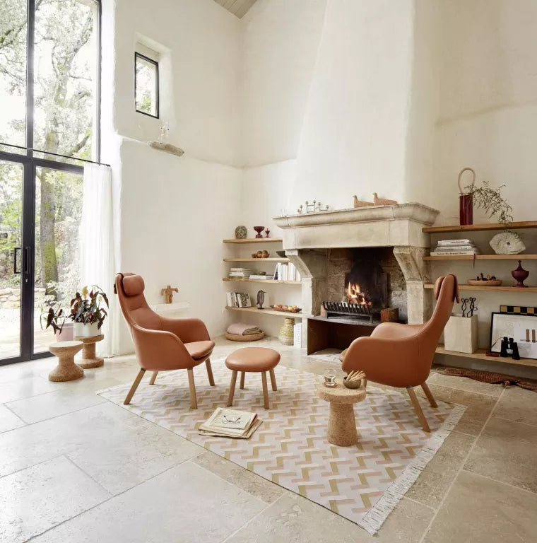 Vitra Hal lounge chair with Ottoman