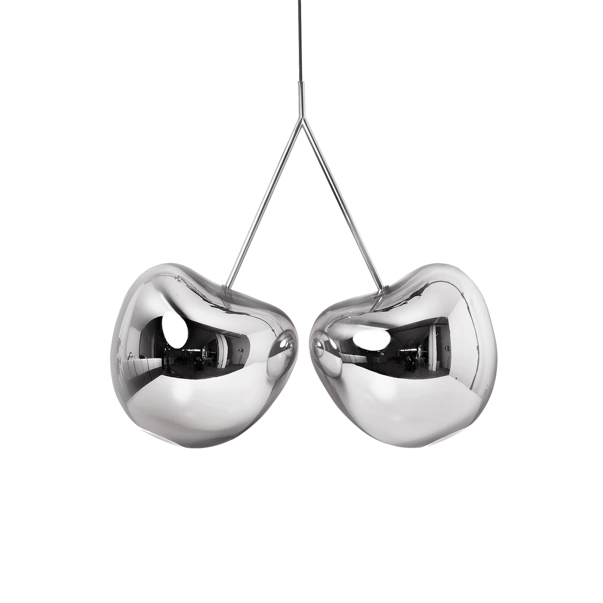 Qeeboo Cherry Lamp Metal Finish Silver