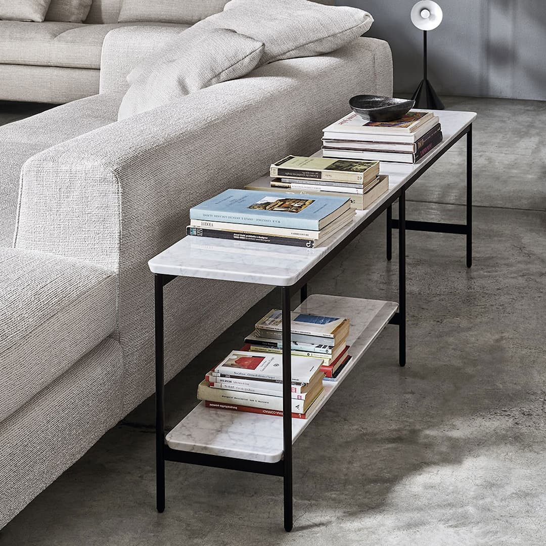 ARFLEX Capilano Small Table 187 x 30 cm - Fondovalle Lava