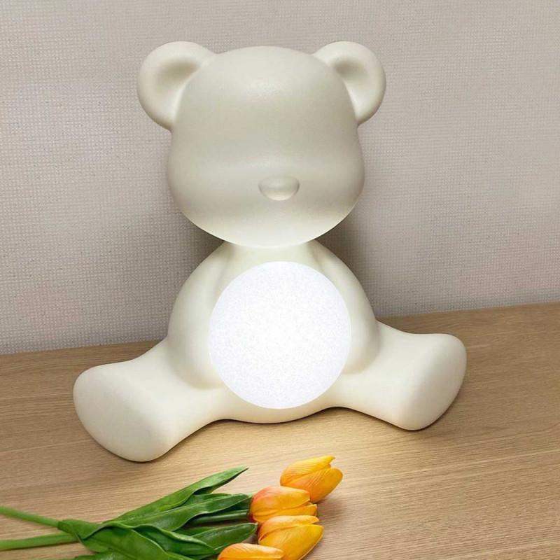 Qeeboo Teddy Girl White Table Lamp