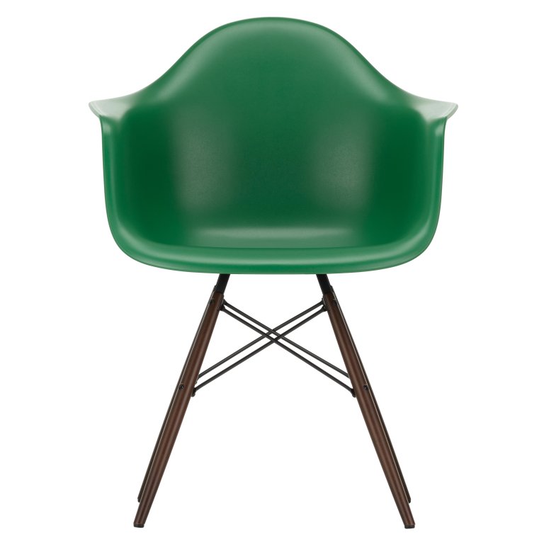 Vitra Eames DAW stol mørk ahorn base