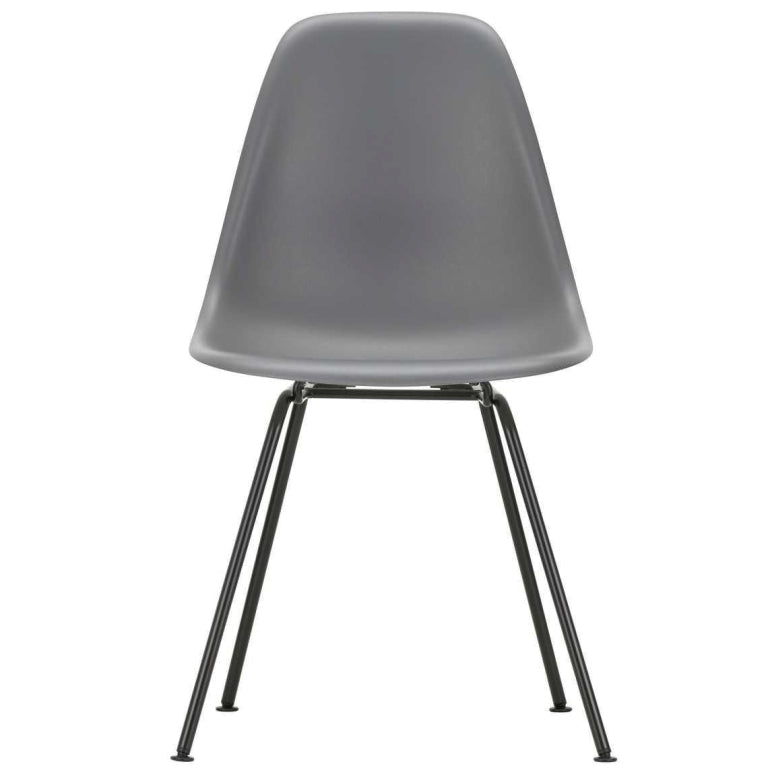 Vitra Eames DSX stol sort pulverlakeret base