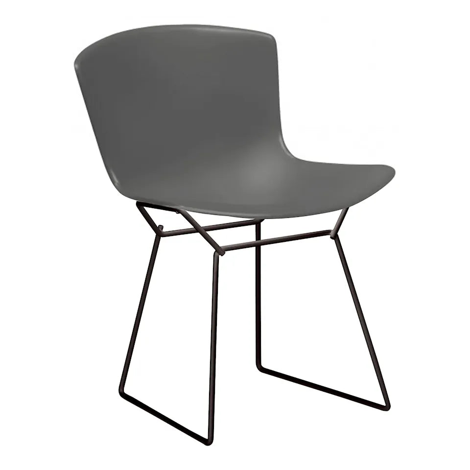 Knoll Bertoia Plastic buitenstoel zwart