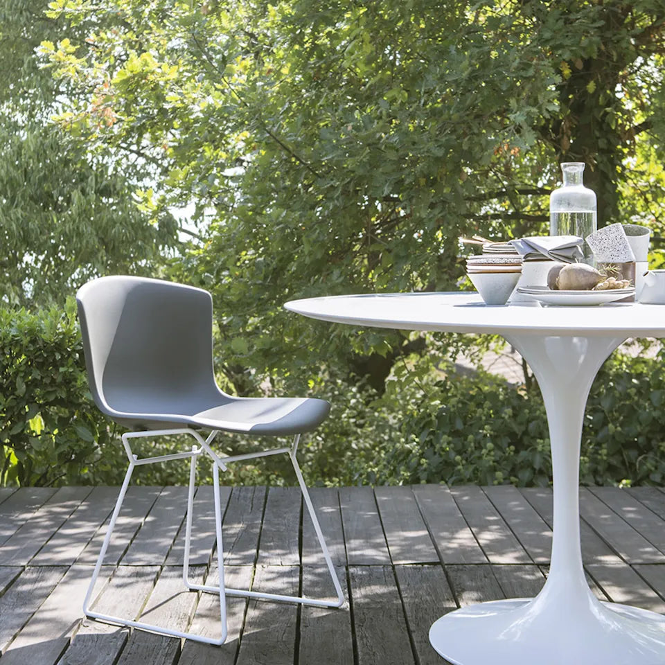 Knoll Bertoia Plastic buitenstoel zwart