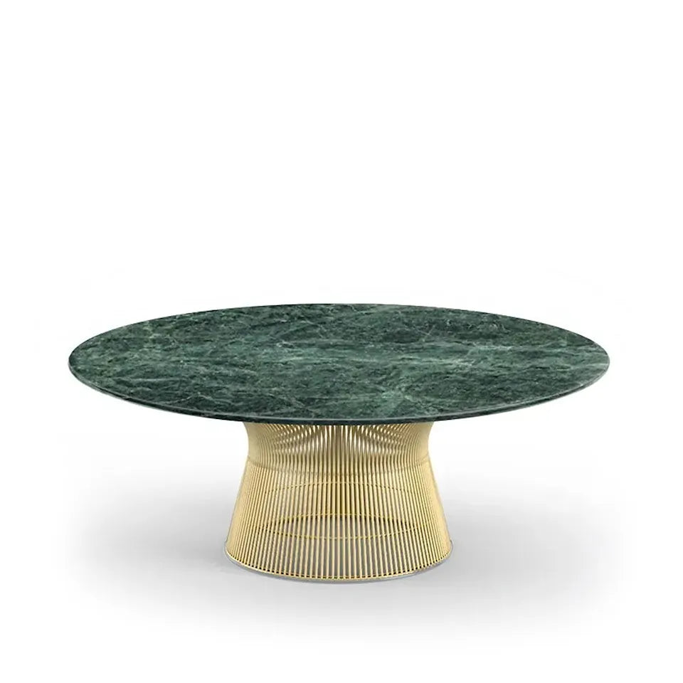 Knoll Platner salontafel Ø 92 cm 18K Goud