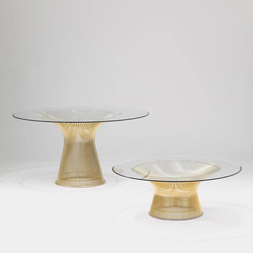 Knoll Platner salontafel Ø 107 cm 18K Goud