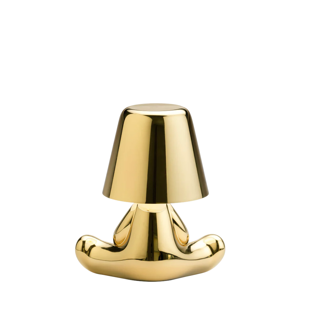 Qeeboo Golden Brothers Joe Table Lamp