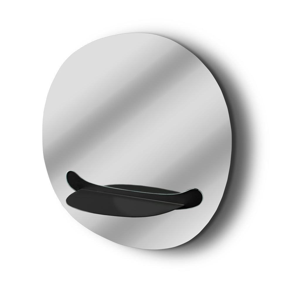 Workworthy Smiling Mirror Black