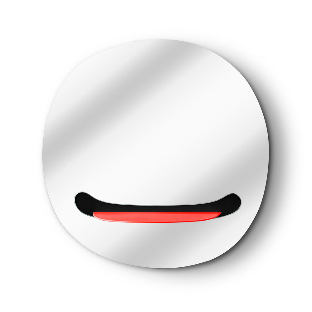 Workworthy Smiling Mirror Black