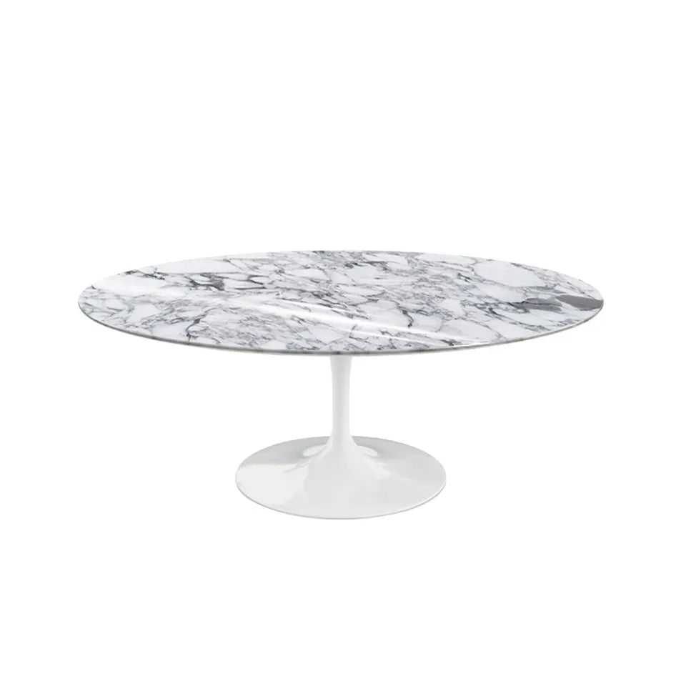 Knoll Saarinen Oval Koffietafel White