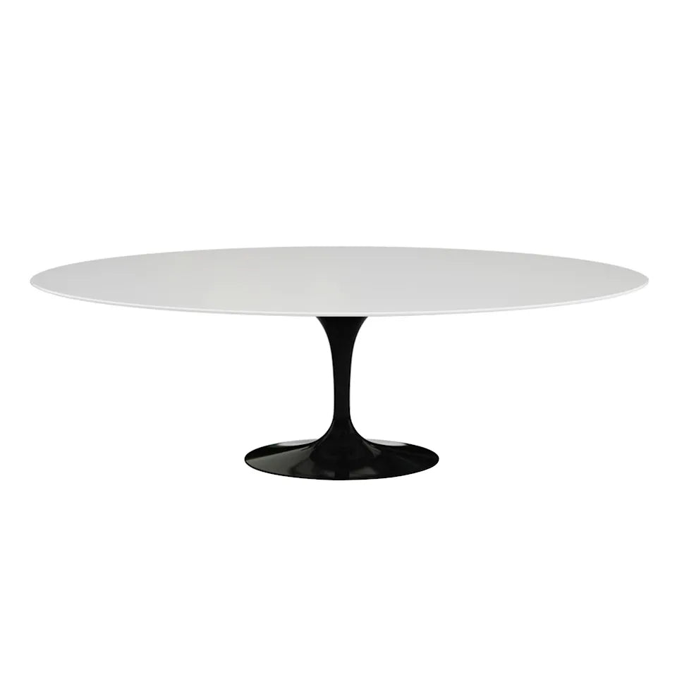 Knoll Saarinen Oval Eettafel 244 cm Black
