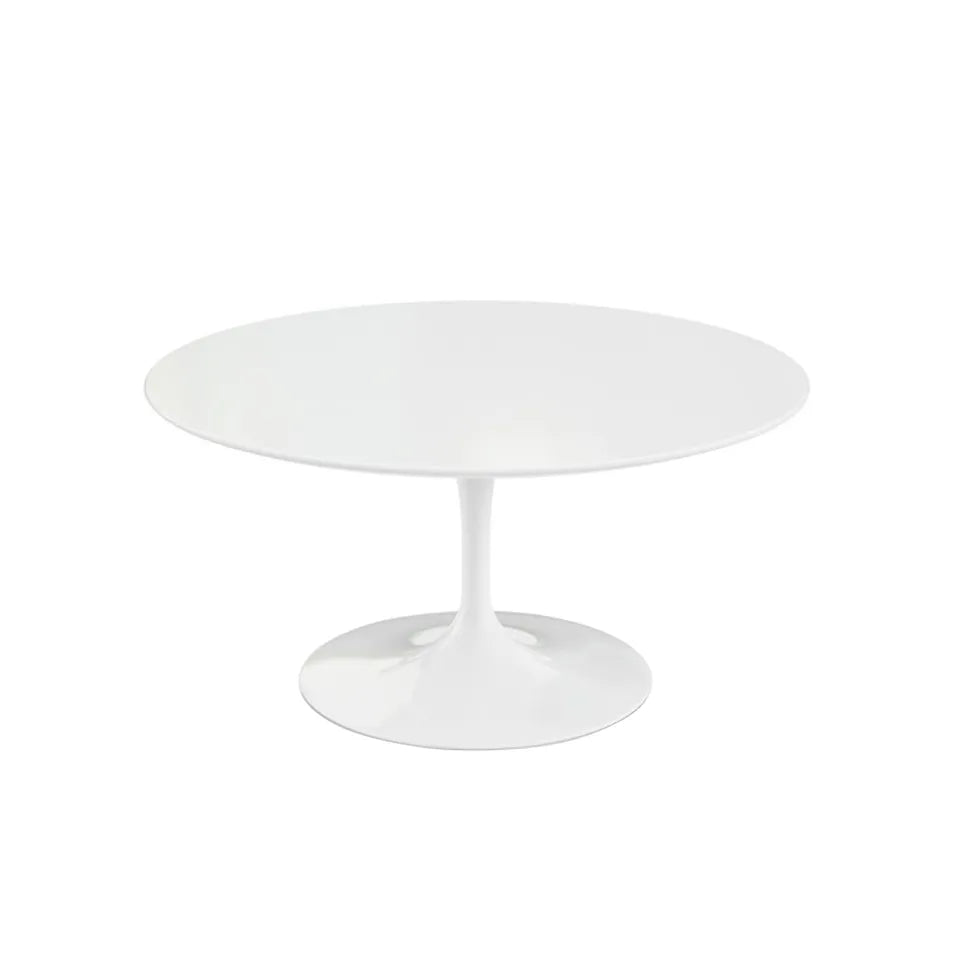 Knoll Saarinen Round salontafel Ø 91 cm White