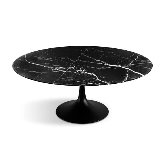 Knoll Saarinen Round salontafel Ø 51 cm Black