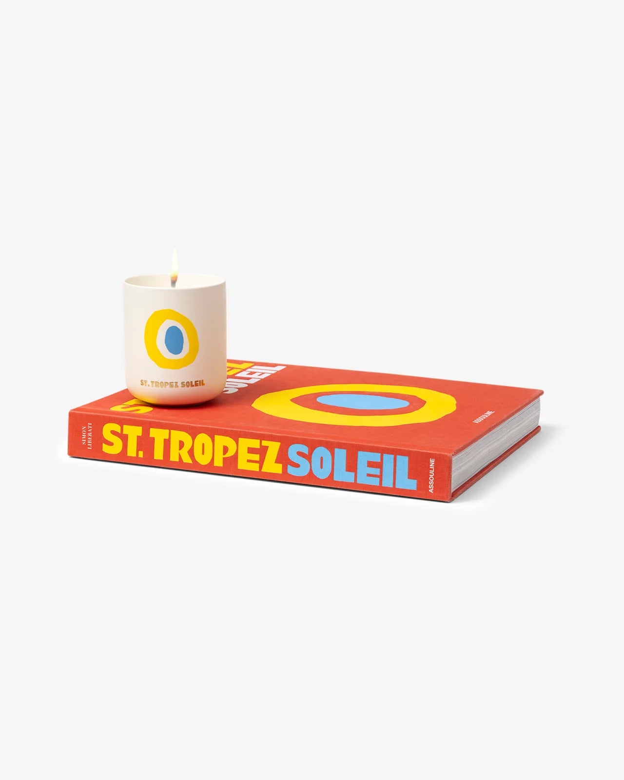 ASSOULINE St. Tropez - Candle and Book Gift Set