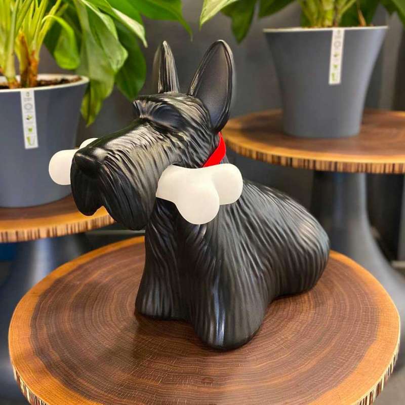 Qeeboo Scottie Black Table Lamp