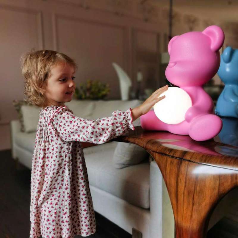 Qeeboo Teddy Girl Black Table Lamp