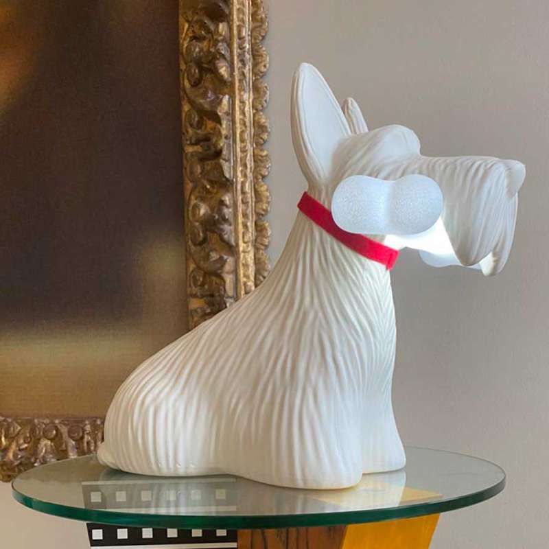 Qeeboo Scottie White Table Lamp