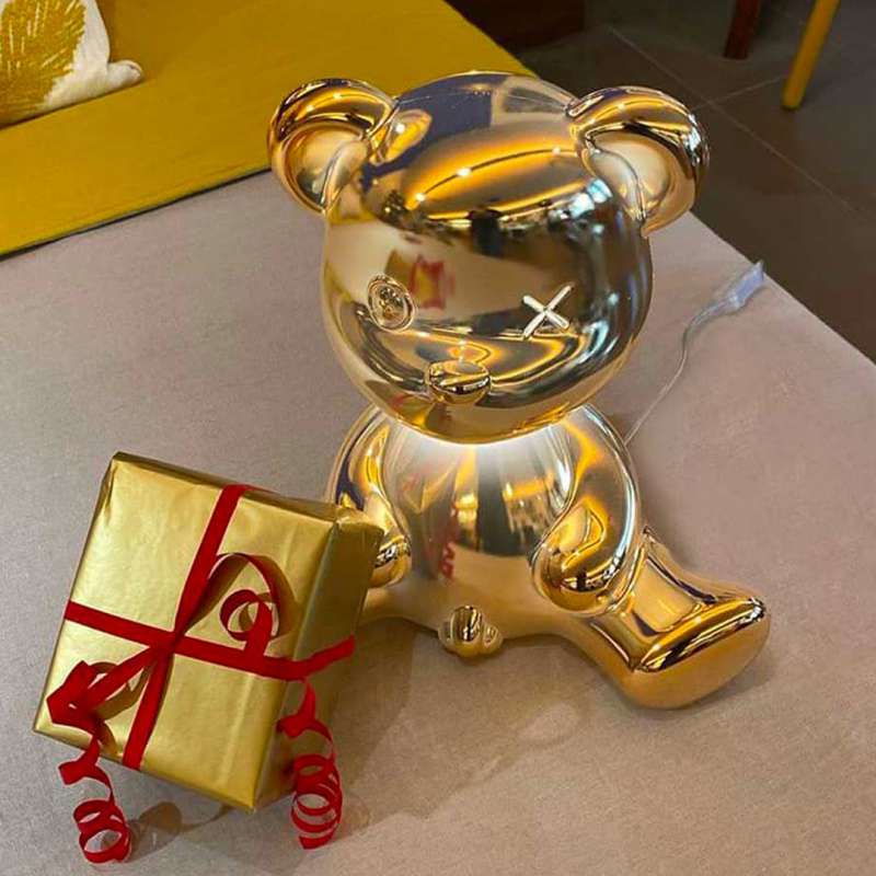 Qeeboo Teddy Boy LED Table Lamp Gold