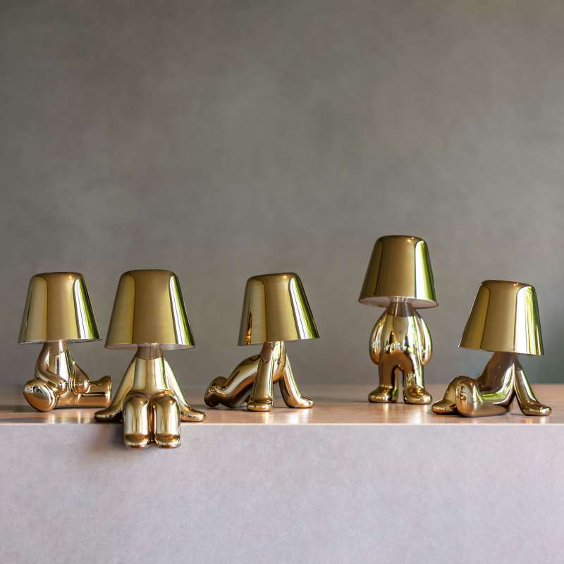Qeeboo Golden Brothers Tom Table Lamp