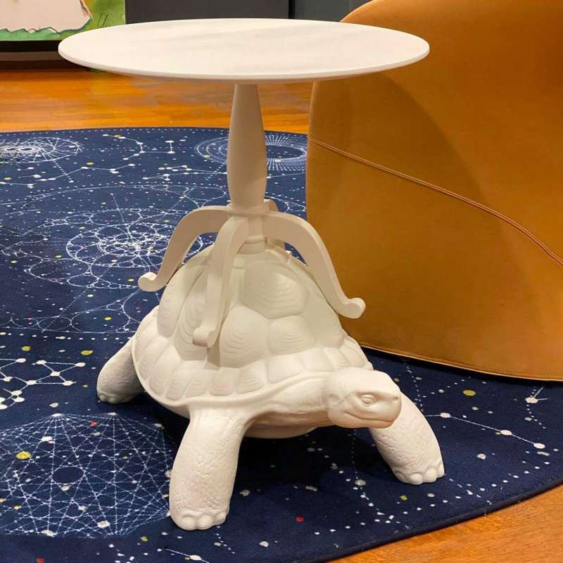 Qeeboo Turtle Carry Coffee Table White