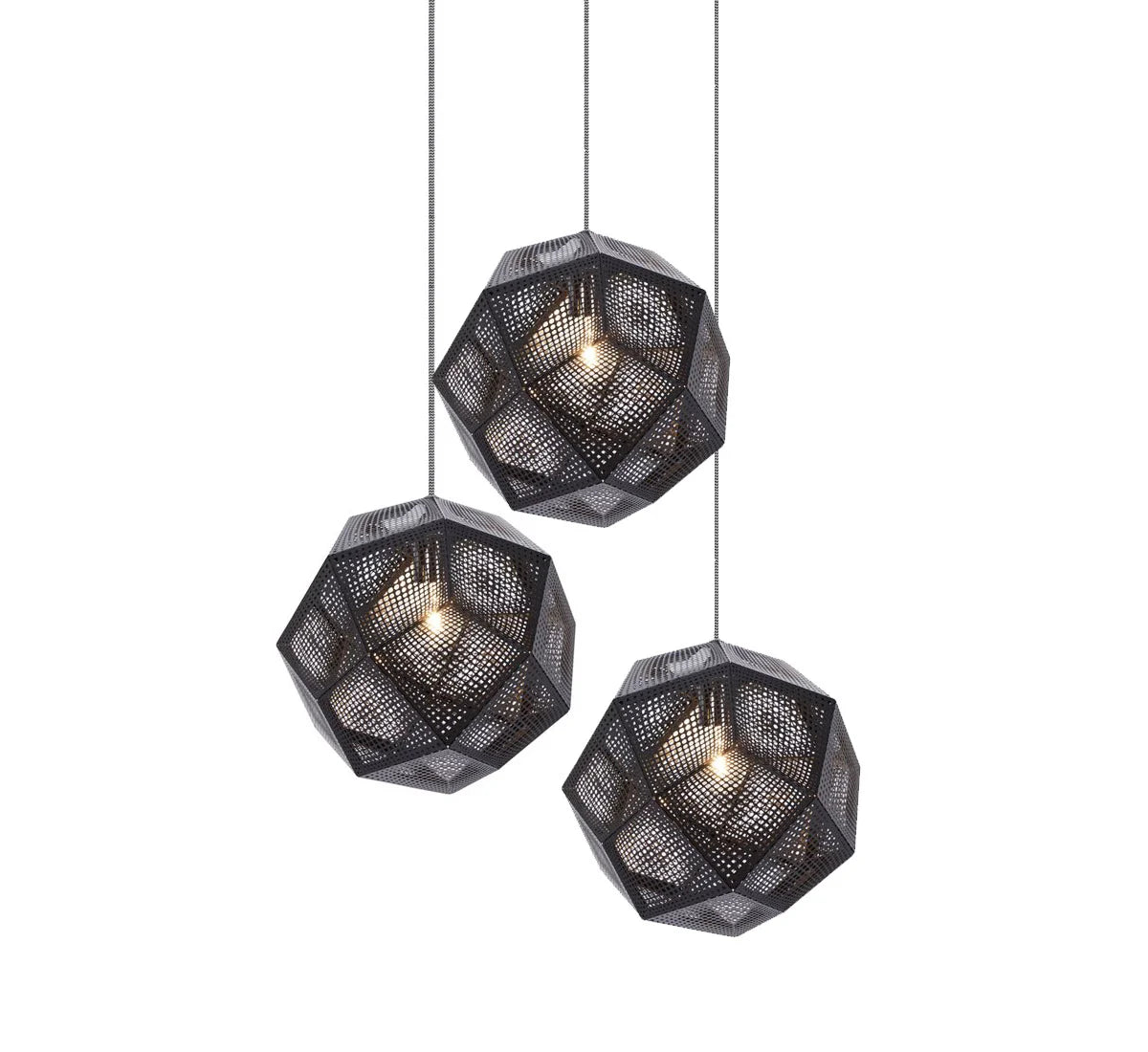 Tom Dixon Etch Shade Black Pendant System