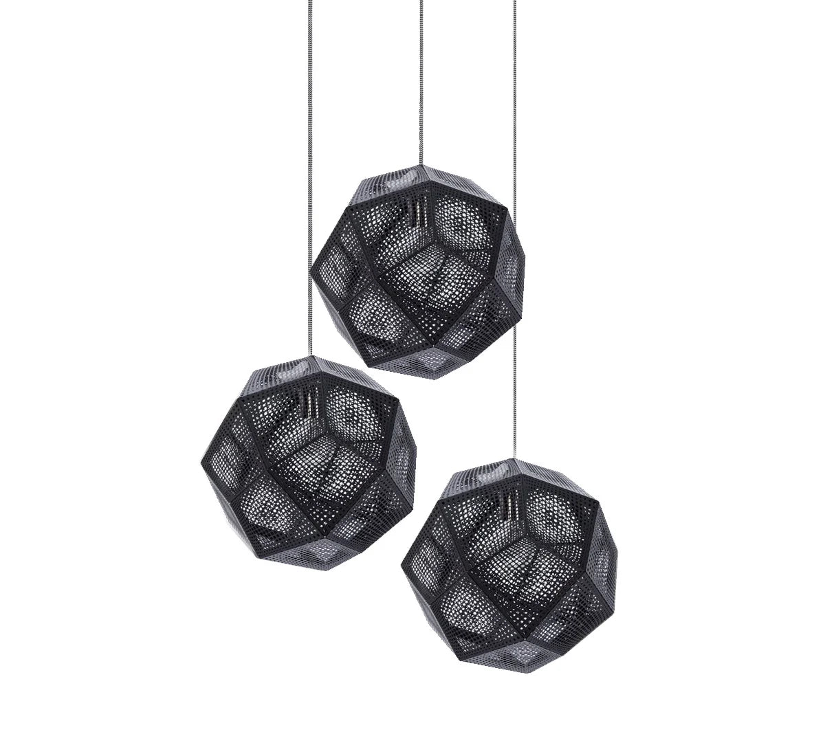 Tom Dixon Etch Shade Black Pendant System