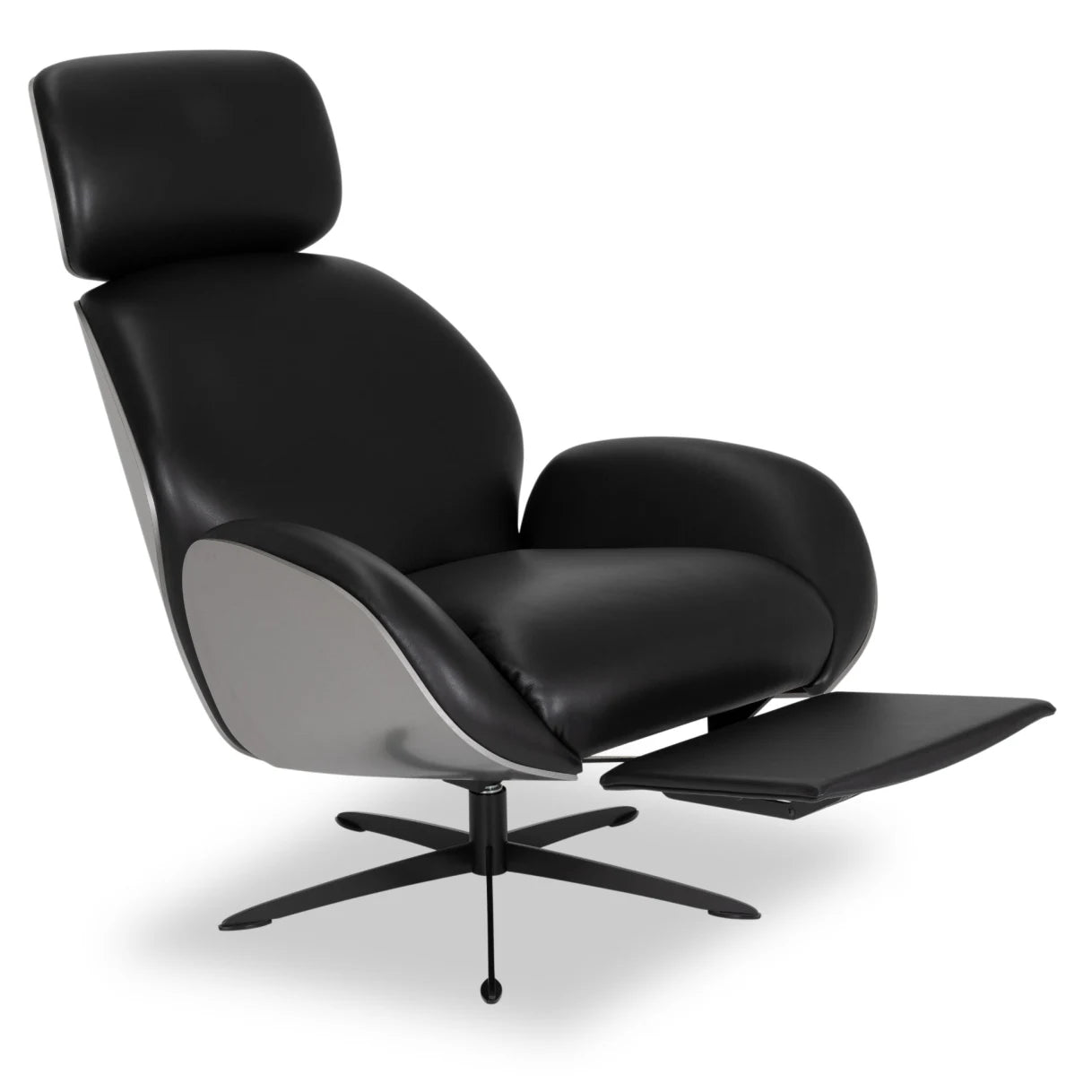 IPdesign Trinity armchair with footrest